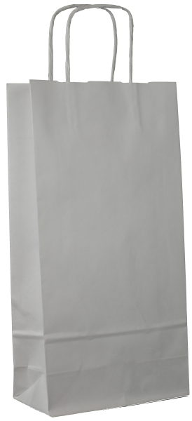 Arkpol. Producent papierowych toreb reklamowych. Produkt: 18x8x34 BIAŁY GŁADKI